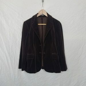 Theory Bergdorf Goodman Brown Blazer